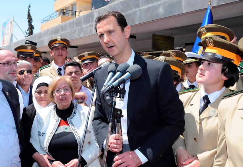 Det ser ut til at verdenssamfunnet vil stille Assad til retten for krigsforbrytelser. FOTO: NTB SCANPIX