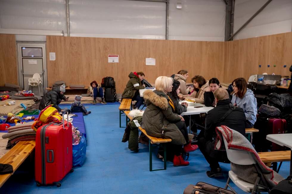 Mange ukrainske flyktninger venter nå på all den hjelpen de trenger for å kunne fungere i det norske samfunnet på en god måte. Bildet er fra det nasjonale mottakssenteret i Råde.