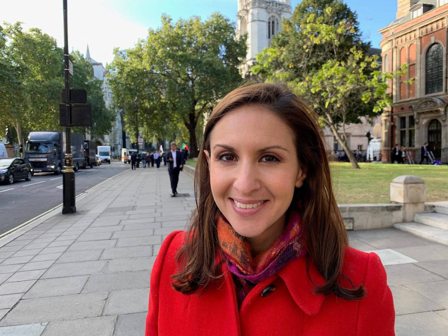 TETT PÅ: Tamara Cohen, politisk reporter og kommentator hos Sky News, følger brexit-dramaet tett.