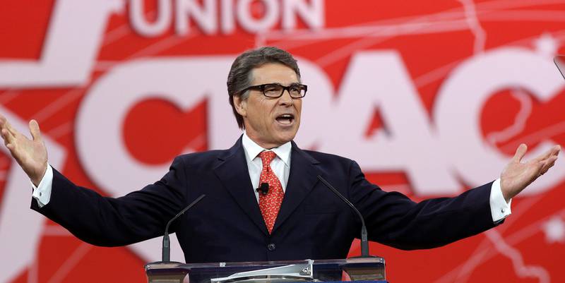 Rick Perry sammenligner IS med kommunismen. FOTO: NTB SCANPIX