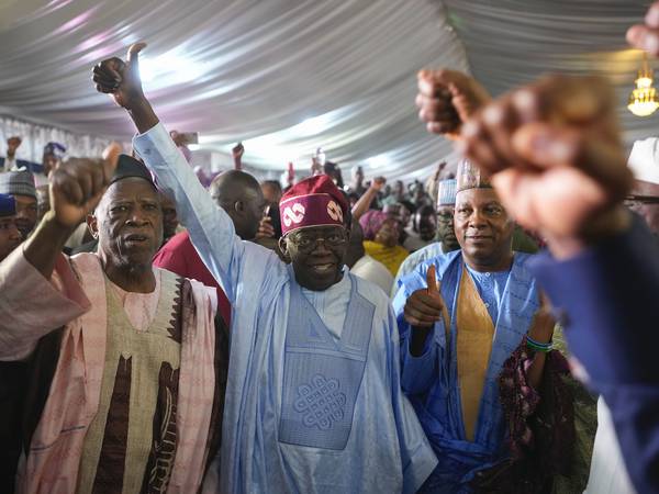 Bola Tinubu valgt til ny president i Nigeria