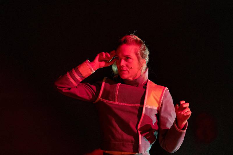 Ane Dahl Torp som Kris Kelvin, psykologen som drar ut i verdensrommet.                                                       Foto: Mimsy Møller