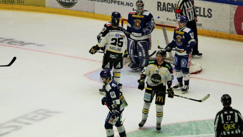 Markus Vikingstad og resten av Oilers møter Sparta. Foto: Kristoffer Knutsen
