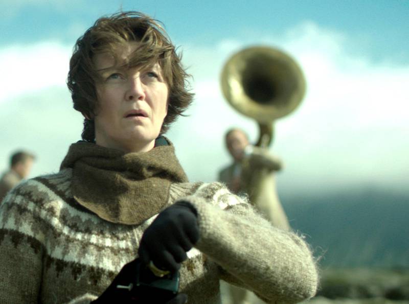 Halldóra Geirharðsdóttir er «Kvinne på krigsstien», Islands Oscar-bidrag og nominert     til Nordisk Råds filmpris. FOTO: ARTHAUS