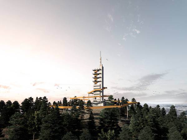 Foreslår tretoppsti rundt Ullandhaugtårnet