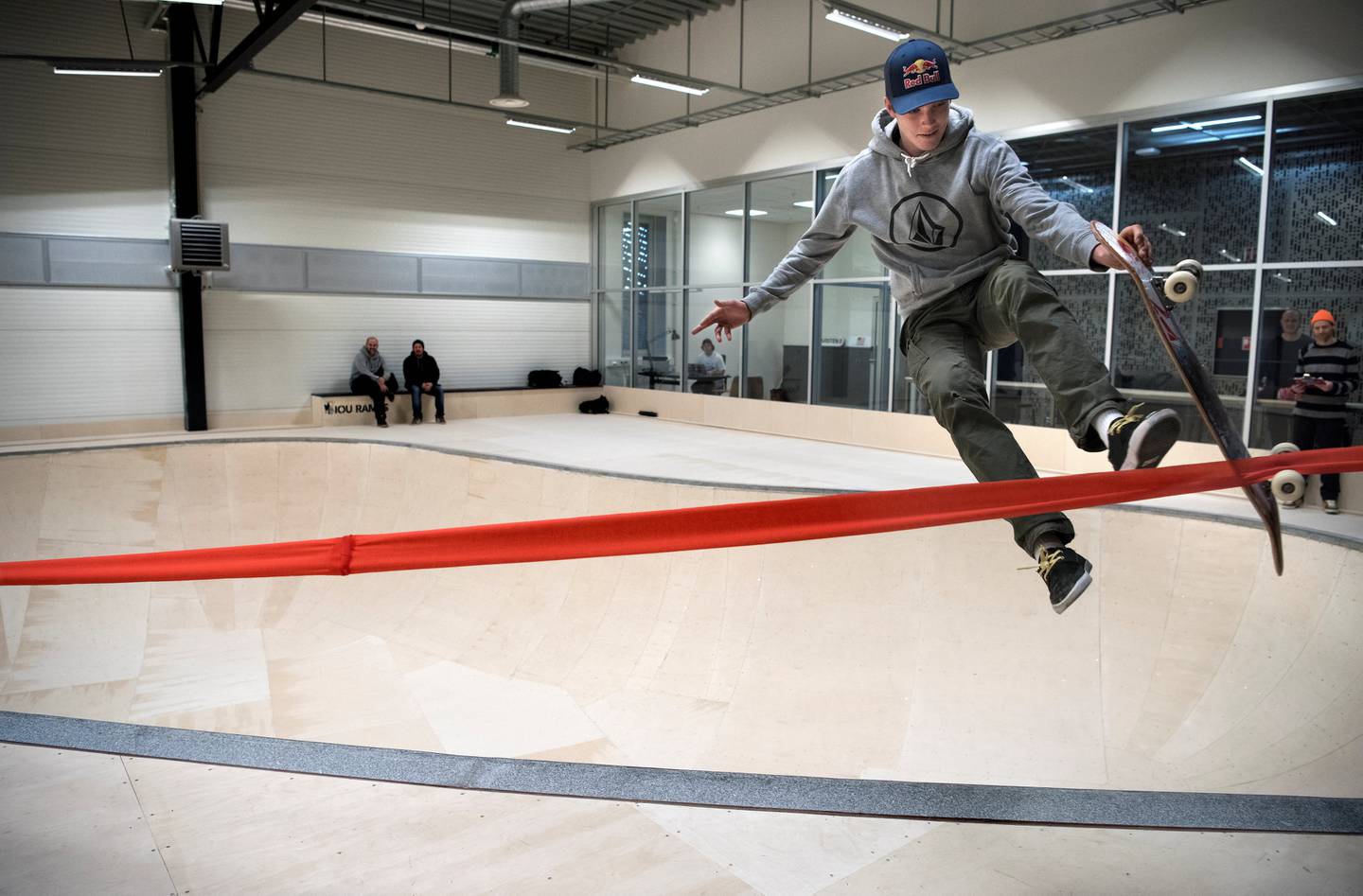 Mats Hatlem (16) åpnet Oslo Skatehall.