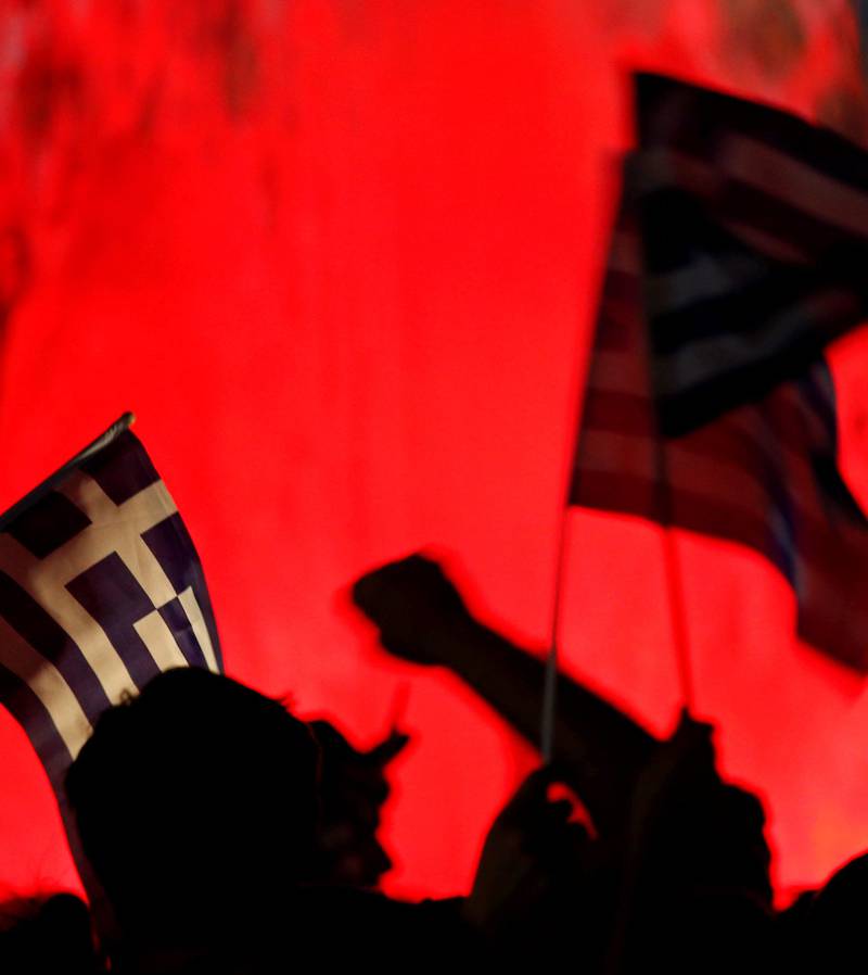 Hellas går en usikker fremtid i møte etter søndagens folkeavstemning. FOTO: Yannis Behrakis