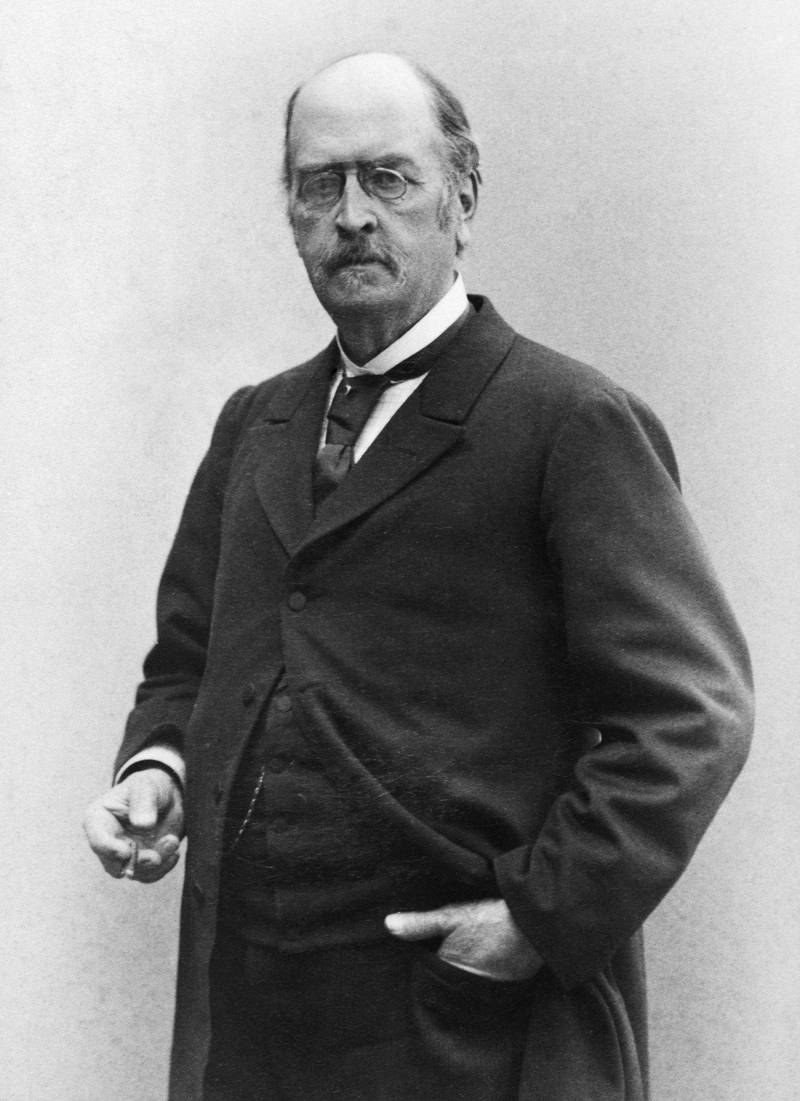 Pappa Lasson, Christian Carl Otto Lasson (1830–1893), fotografert cirka 1880–90.