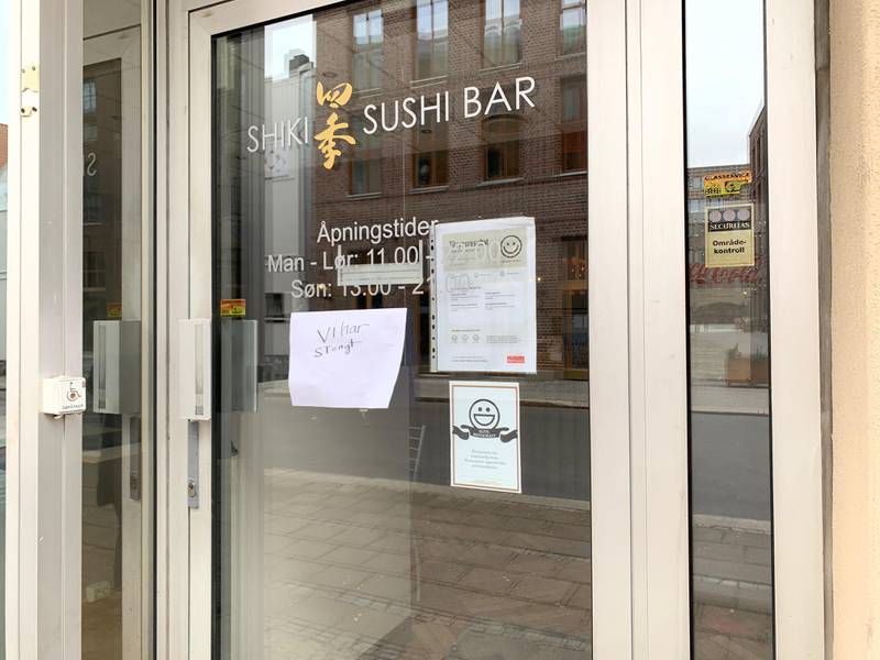 Shiki Sushi har stengt dørene.