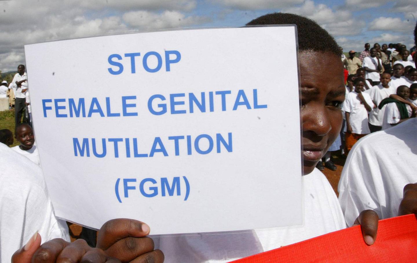 MOTSTAND: Demonstrasjon mot kjønnslemlestelse i Kenya. FOTO: NTB SCANPIX