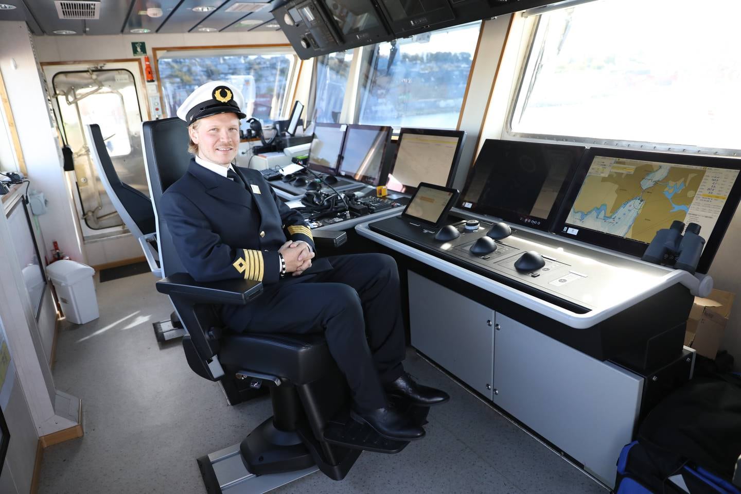 Kaptein Are Rognskog skal føre de førerløse fartøyene under prøveperioden - før han blir sendt på land.