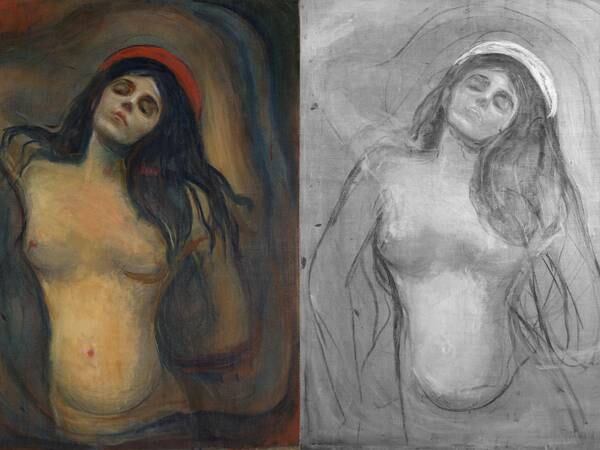 Skjult skisse oppdaget – viser hvordan Munch arbeidet