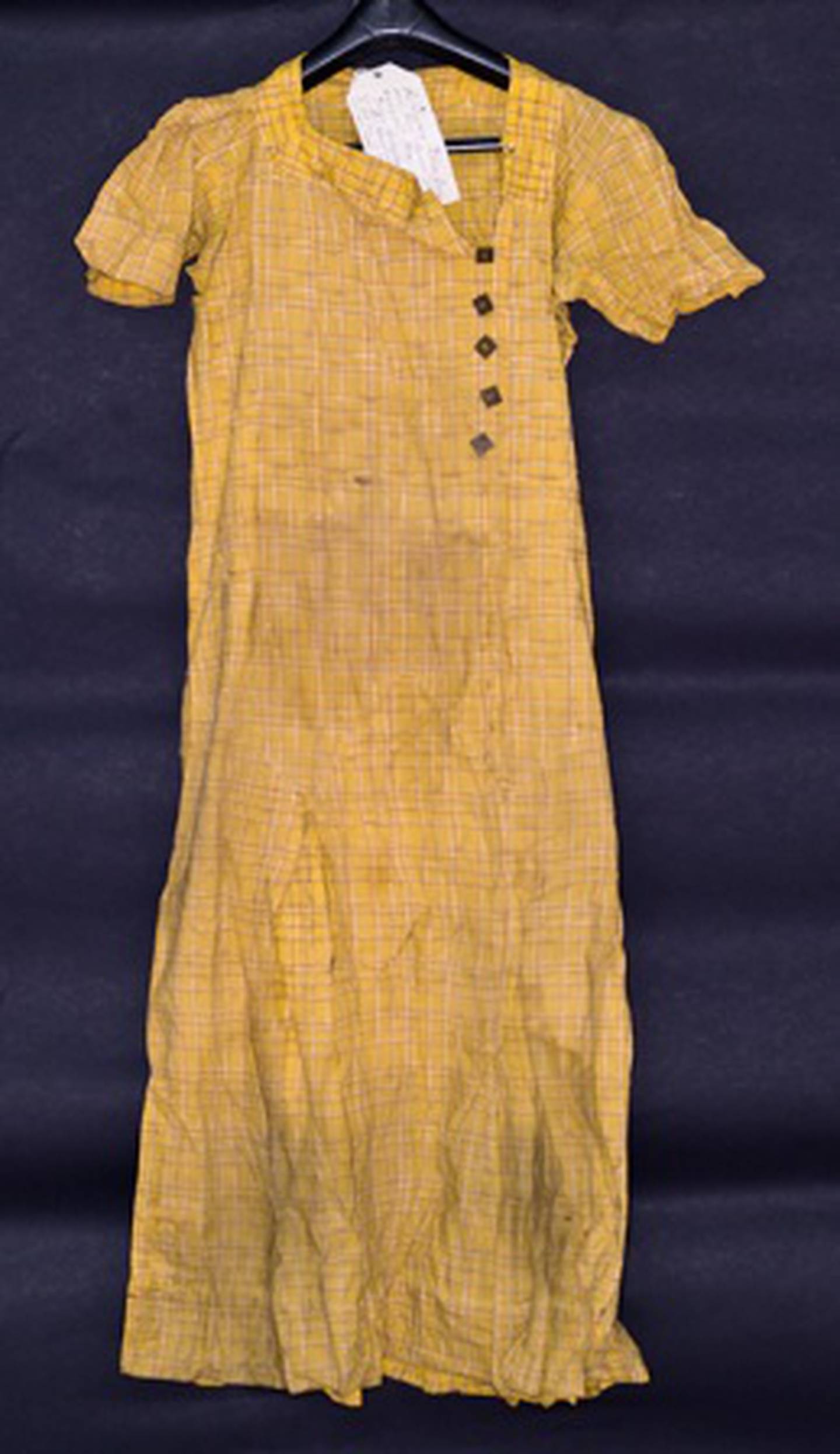 Kjolen som Ingeborg Køber hadde på seg den 8. august 1934.