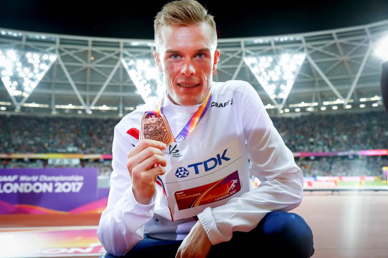 Filip Ingebrigtsen sto for den største enkeltprestasjonen av årets lokale utøvere, da han løp inn til VM-bronse på 1500 meter under friidretts-VM i London. Foto: Heiko Junge / NTB scanpix
