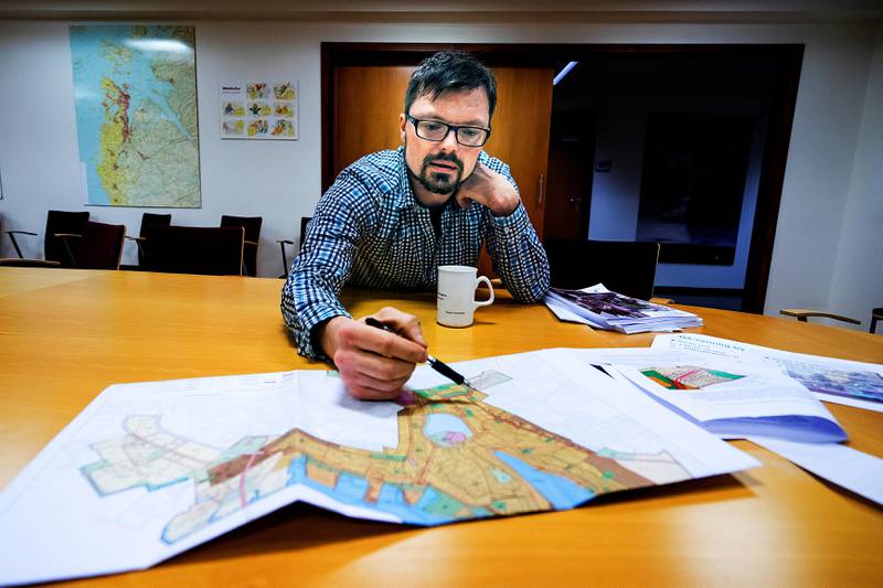 Tor Brynjar Welander, prosjektleder for kommunedelplanen for sentrum. Foto: Roy Storvik