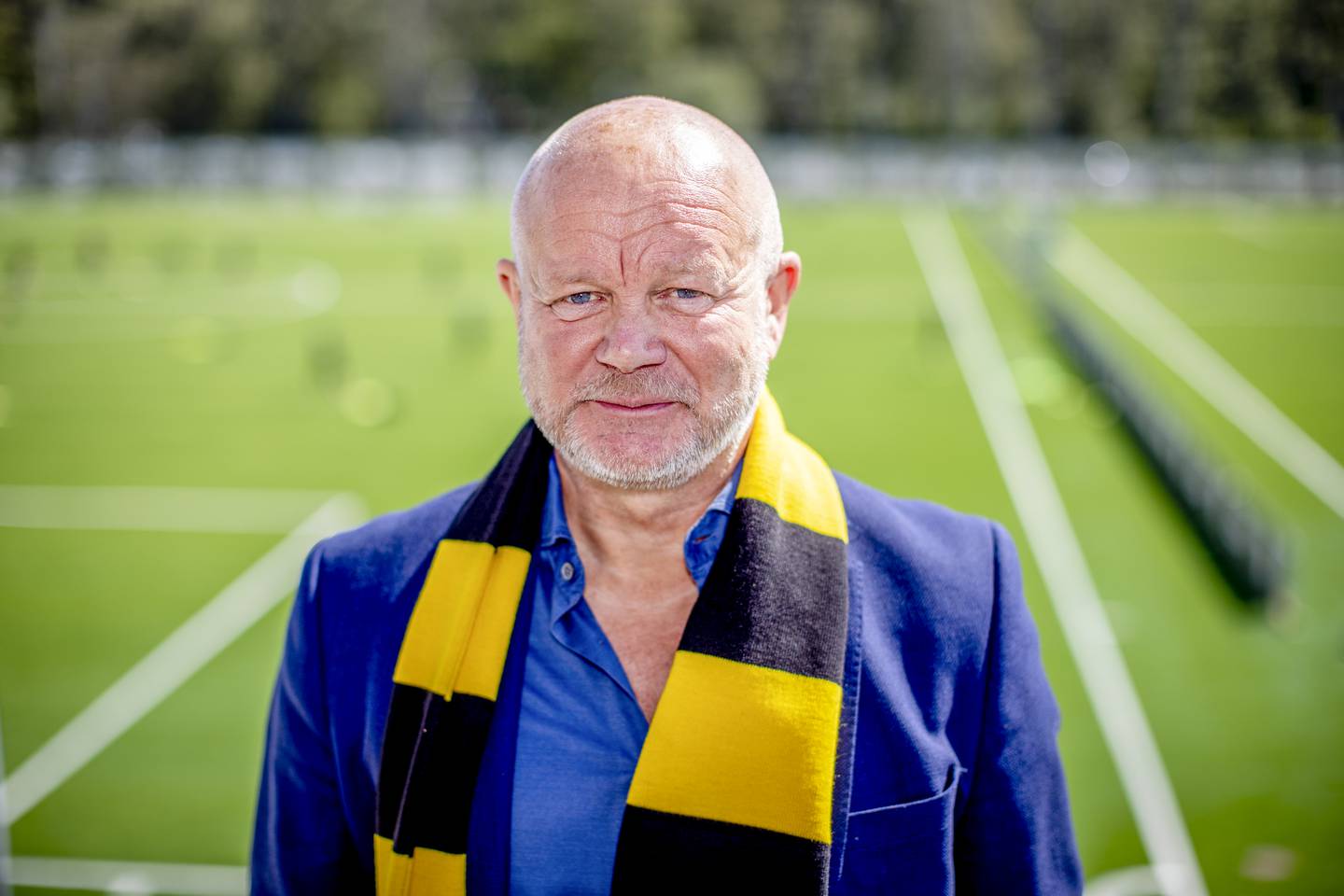 Per-Mathias Høgmo ble lørdag presentert som ny Häcken-trener. Foto: Adam Ihse / TT / NTB
