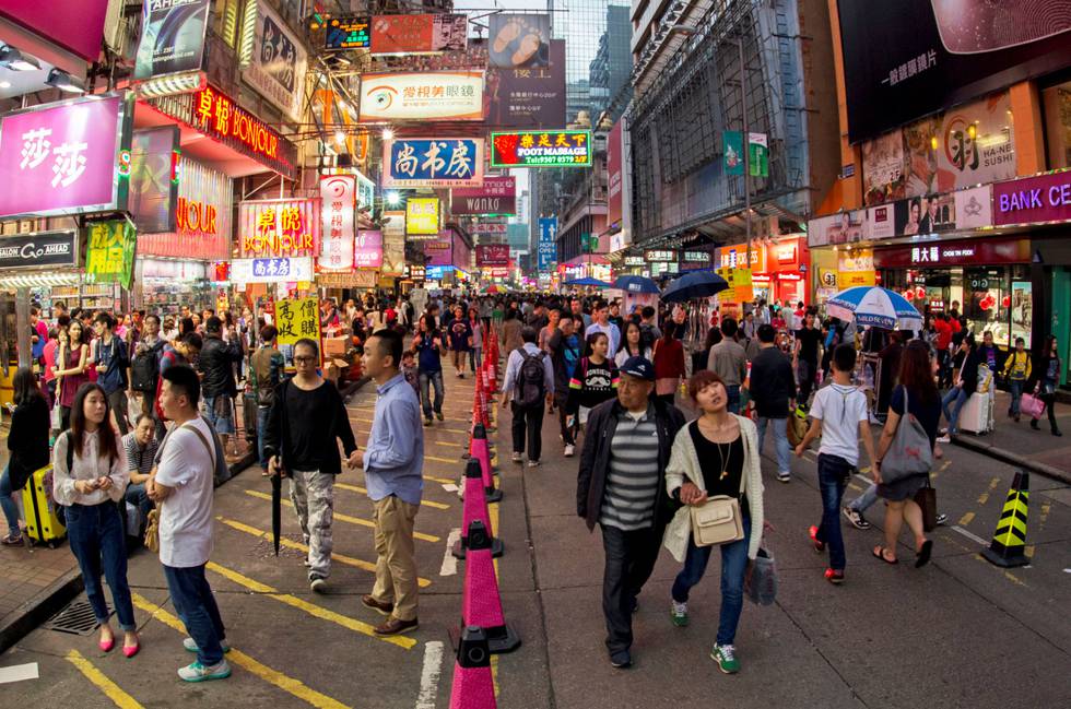 Hongkong er klodens desidert mest besøkte storby, med 26,6 millioner besøkende i 2016. FOTO: ISTOCK