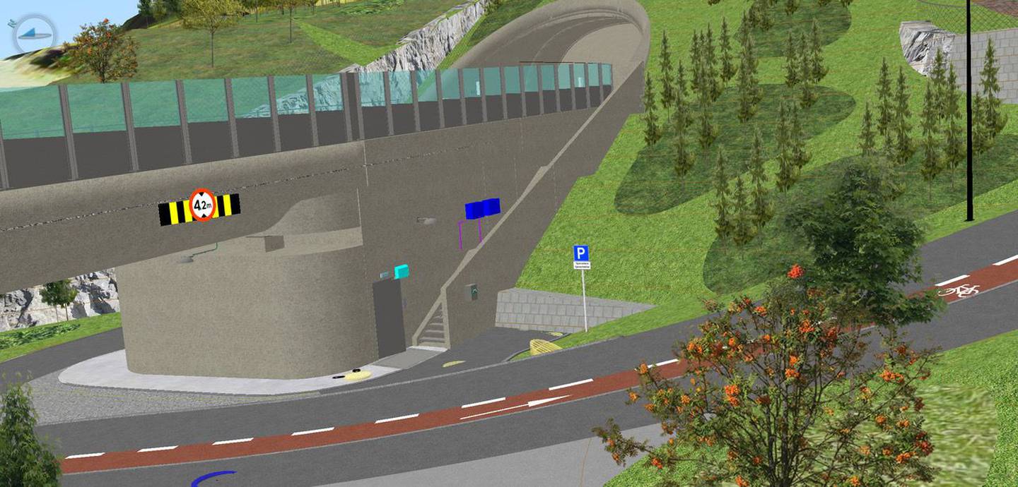 I å starter arbeidet med den nye traseen mellom Brynseng og Hellerud, med blant annet to nye bruer, og en tunnel på 400 meter.