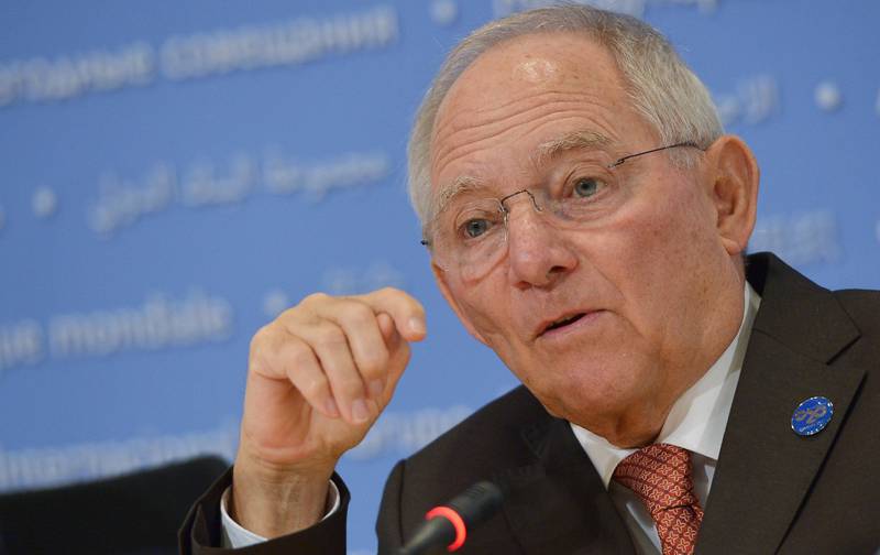 Tysklands finansminsiter Wolfgang Schäuble.