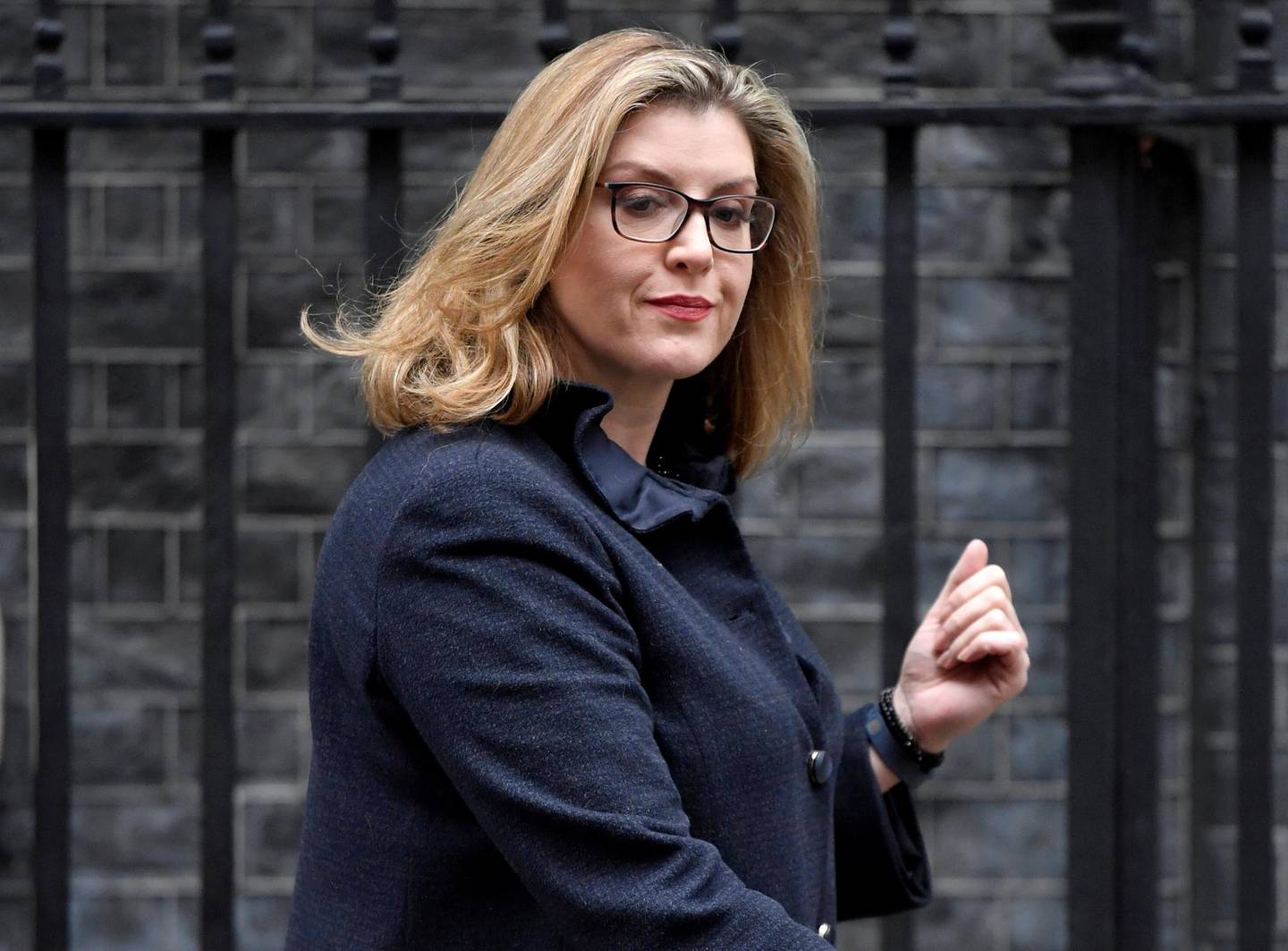 FILE PHOTO: Britain's Secretary of State for International Development Penny Mordaunt is seen outside of Downing Street in London, Britain, February 5, 2019. REUTERS/Toby Melville/File Photo
