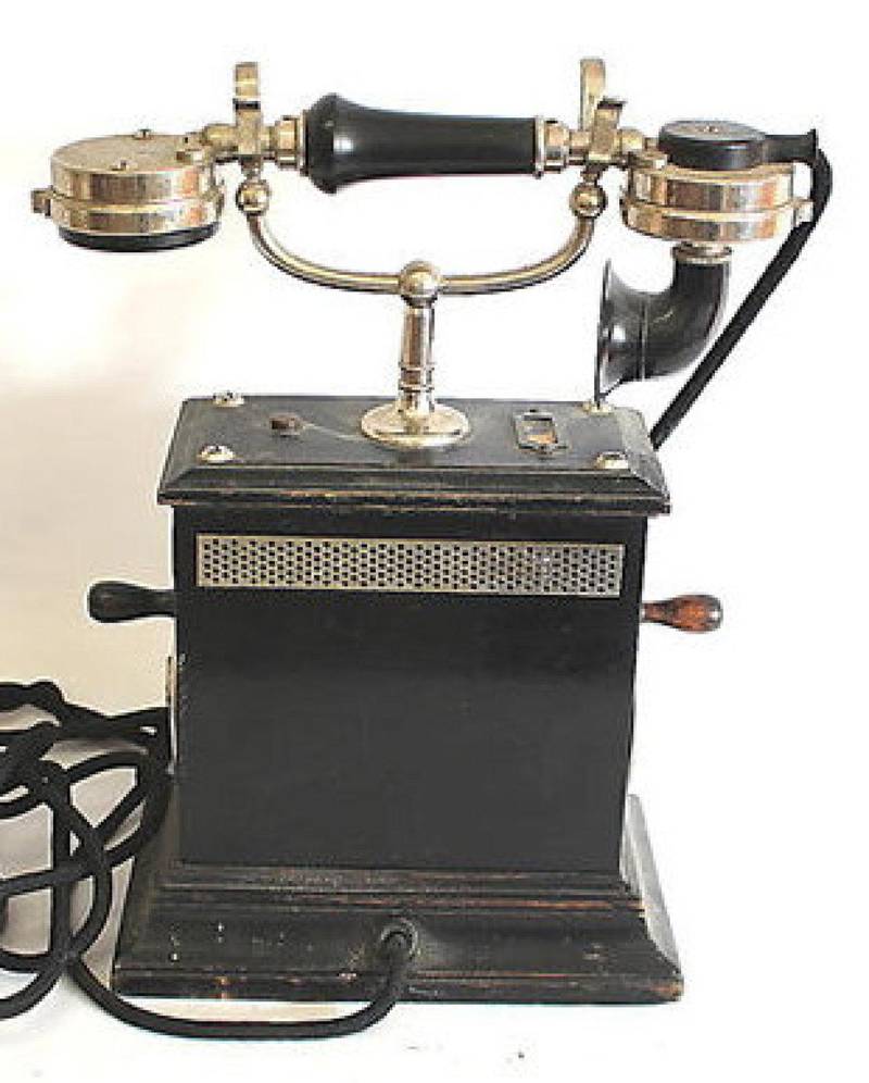 I 1908 fikk Rygge telefon med 65 abonnenter.
Foto: Ukjent