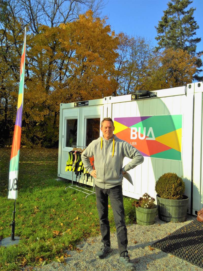 Rune Bjelklarøy, daglig leder i BUA Lier som er på landstoppen i utlån av sportsutstyr til barn og unge. BUA er åpen for alle. FOTO: MARIE RISNES