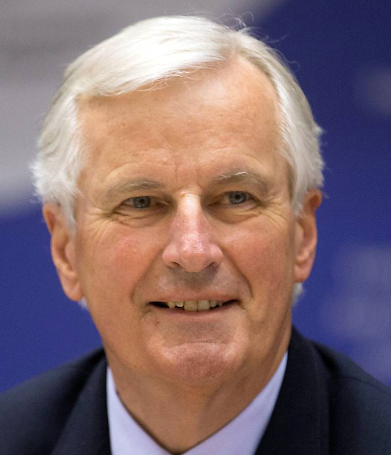 EUs sjefforhandler Michel Barnier.