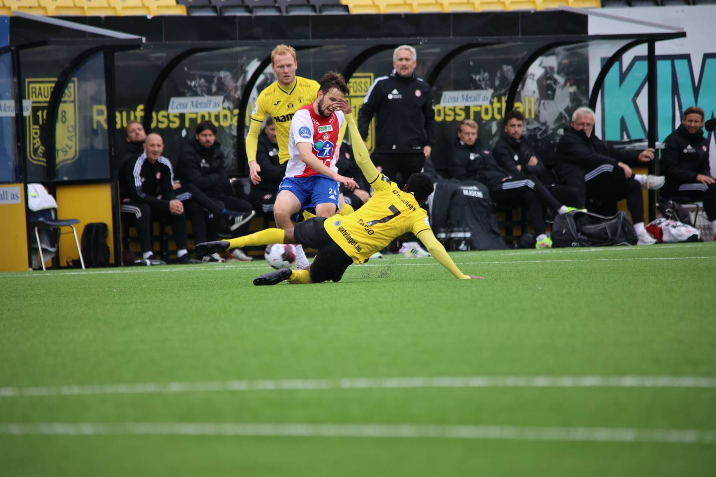 Raufoss var mest aggressive fra start til mål lørdag.