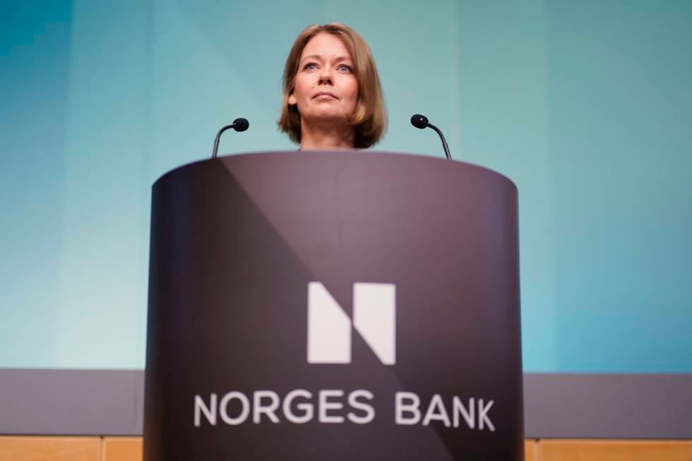 – Utsikter til mer varig høy prisvekst tilsier en raskere renteoppgang enn tidligere anslått, sier sentralbanksjef Ida Wolden Bache.
Foto: Heiko Junge / NTB