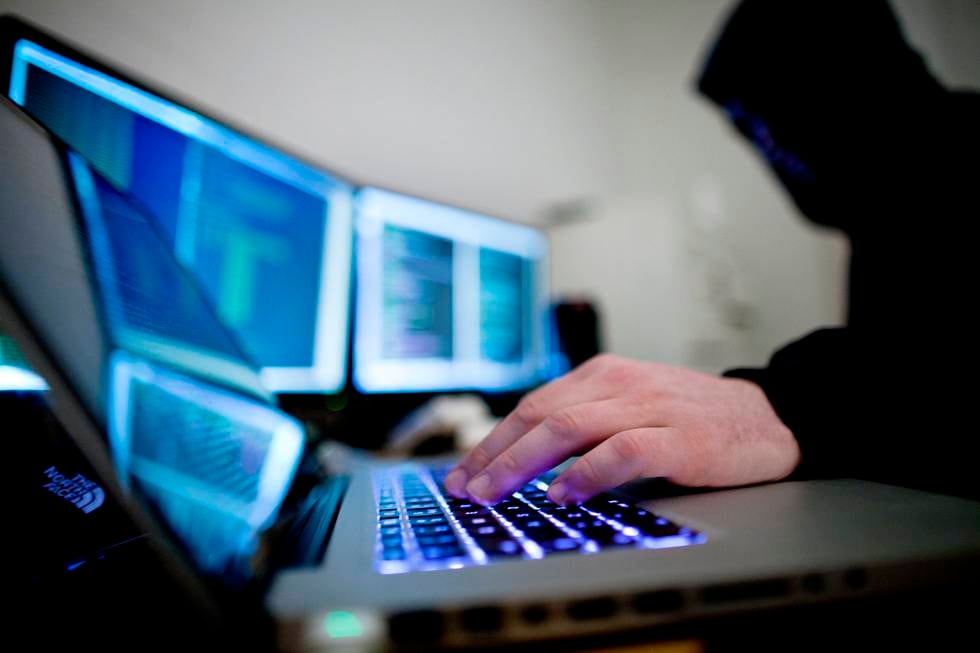 Oslo  20120125. Illustrasjonsfoto. Hacking, hackere og datakriminalitet blir av mange oppfattet som et alvorlig samfunnsproblem.
Foto: Thomas Winje Øijord / NTB