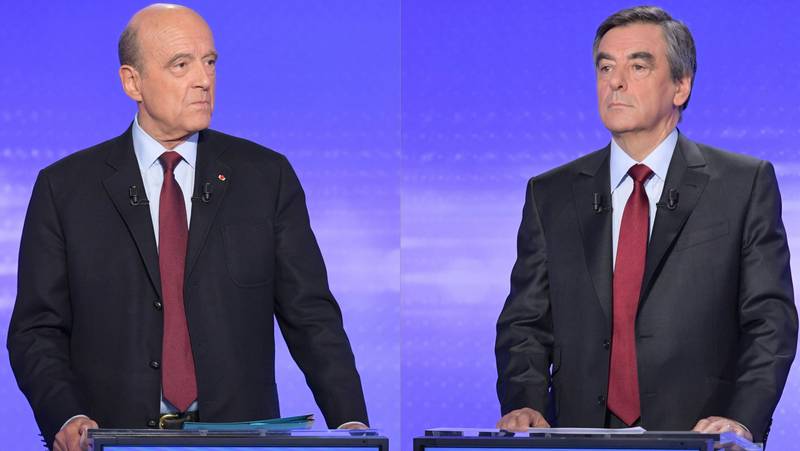 De er begge tidligere statsministere, Alain Juppé og François Fillon. Den som vinner primærvalget        i morgen har god sjanse til å bli Frankrikes neste president.