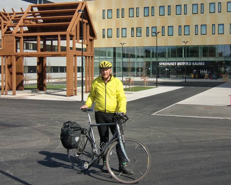 IKKE BEKYMRET: Leder Jan Henrik Lund i Syklistenes Landsforening Fredrikstad/Østfold.
