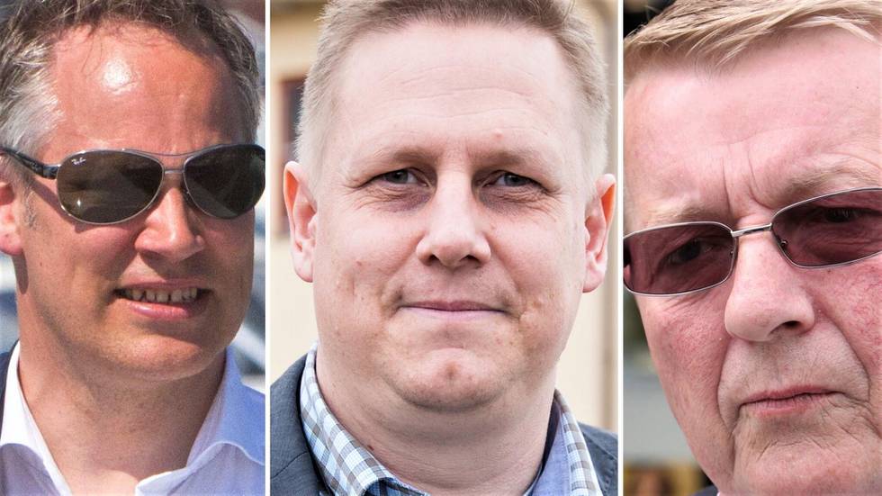 FAVORITTER: Jon-Ivar Nygård, Eivind Norman Borge og René Rafshol er i følge bookmakerselskapet Coolbet oddsfavoritter som ordførere foran årets kommunevalg.