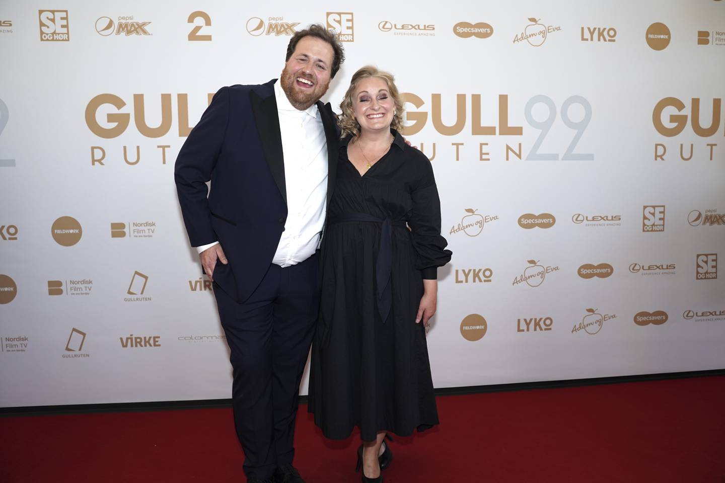 Tuva Fellman er gift med radio- og TV-profilen Ronny Brede Aase. Her fra Gullruten i Grieghallen tidligere i år.