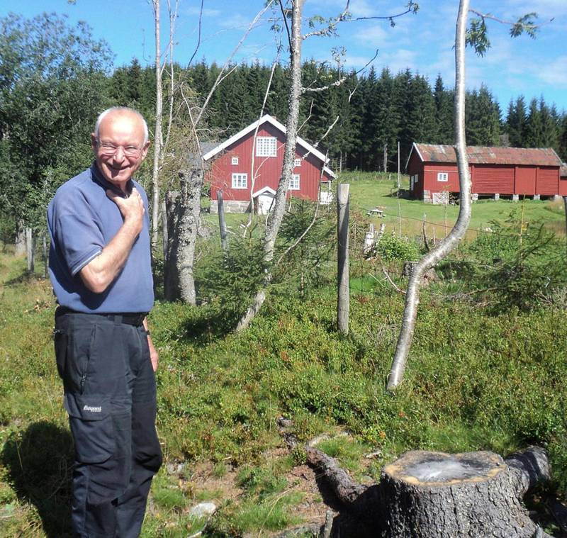 Elsker marka: Sverre Grimstad ved Trehjøringen øst i Nordmarka.
