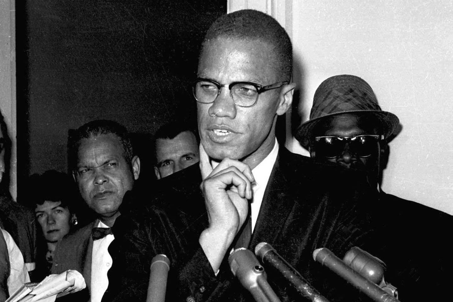 Malcolm X fotografert den 16. mai 1963.