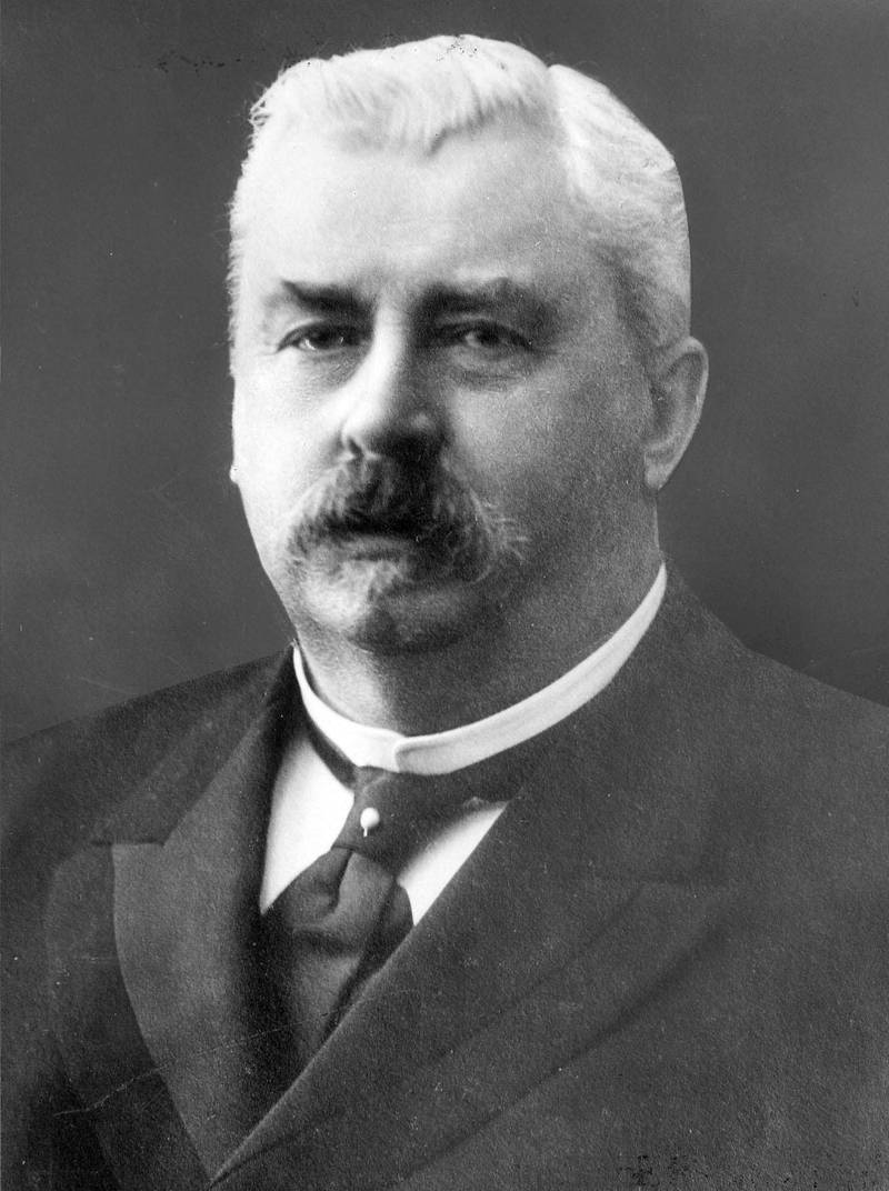 Johan H.P. Thorne ledet Stortingets kroningsdeputasjon til Trondhjem 1906.