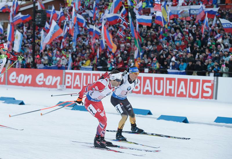 Ole Einar Bjørndalen leverte en flott 1.etappe lørdag. FOTO: VIDAR RUUD/NTB SCANPIX