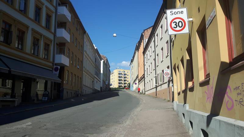 Maridalsveien ved Alexander Kiellands plass.