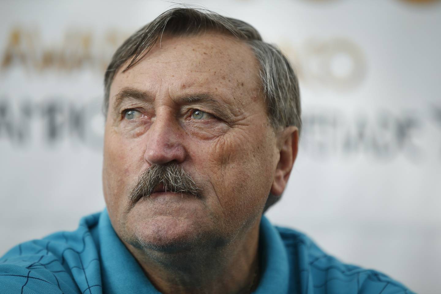 (FILES) -- This file picture taken on October 10, 2014 shows Czech former football player Antonin Panenka looking on during a press conference in Monaco, during the 2014 Golden Foot Award. For exactly four decades, goalkeepers have been haunted by the "Panenka" penalty kick that leaves them diving to the side while the ball falls slowly into the middle of the net. The western world first noticed the kick a year after it had been invented by then-Czechoslovak midfielder Antonin Panenka -- in the Euro 1976 final, he fooled German keeper Sepp Maier to hand his country a surprise win.   AFP PHOTO / VALERY HACHE