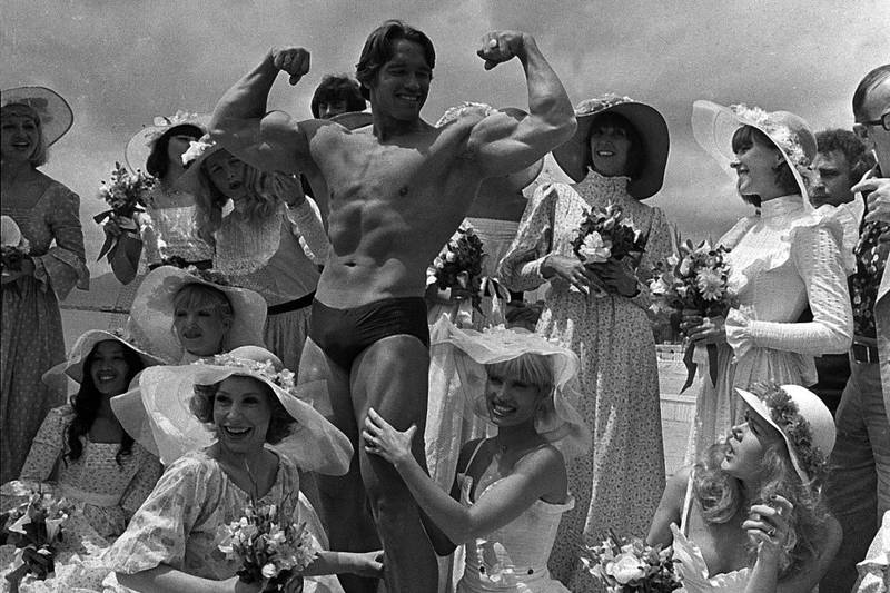 Arnold Schwarzenegger er en gjenganger i Cannes, men det er lenge siden han var i filmbyen kun på grunn av musklene.