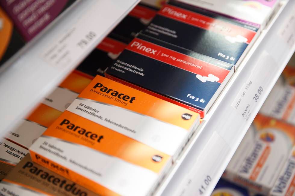 Statens legemiddelverk endrer doseringsanbefalingene for det populære legemiddelet paracetamol, som mange bruker. Foto: Berit Roald / NTB