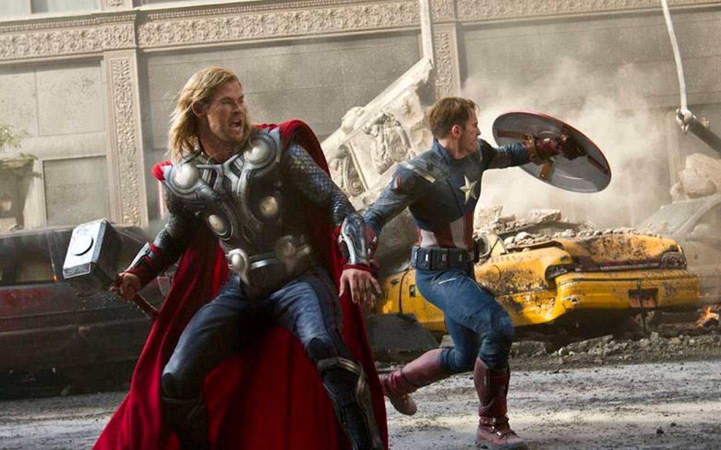 Thor og Captain America fra «Avengers». FOTO: MARVEL STUDIOS