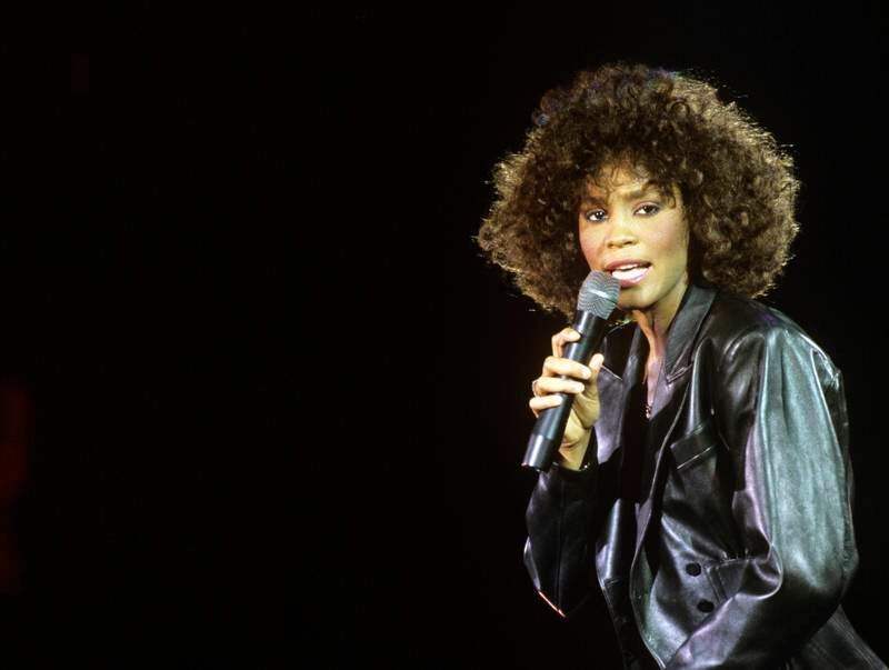 Whitney Houston  i Drammenshallen, 25. mai 1988.