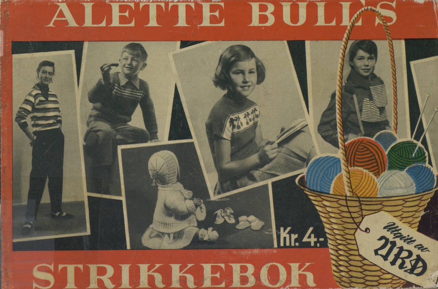 1954-utgaven av Alette Bulls Strikkebok.