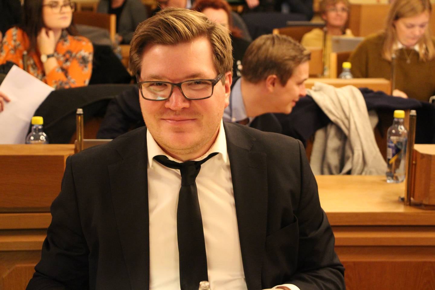 Eivind Knudsen, gruppeleder for Ap, og leder for hovedutvalget for helse, sosial og omsorg i Drammen.