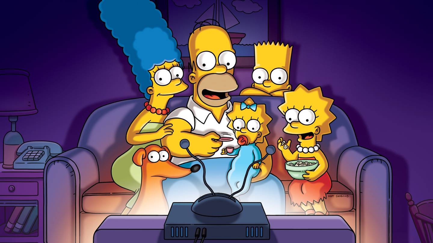 «The Simpsons» er serien som har gått lengst på amerikansk TV. Sesong 33 og 34 er underveis.