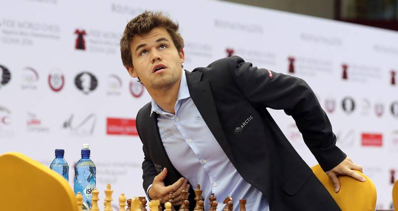 Forbilde: Magnus Carlsen er Aryan Taris største sjakkforbilde. FOTO: NTB SCANPIX
