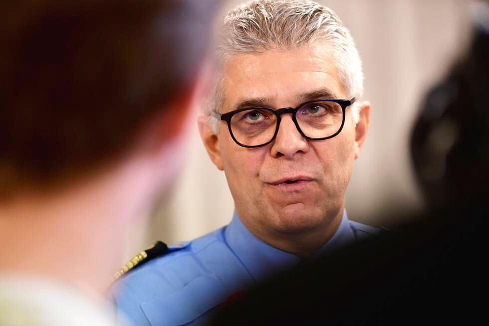 Sveriges rikspolitisjef Anders Thornberg. mener Sverige trenger flere politifolk.