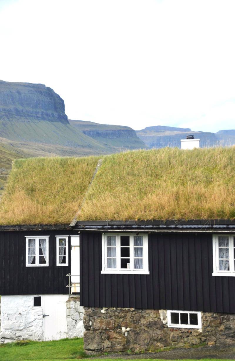 Tømmeret i husene i tettstedet Gøtu på Eusturoy er importert, som alt treverk på Færøyene.